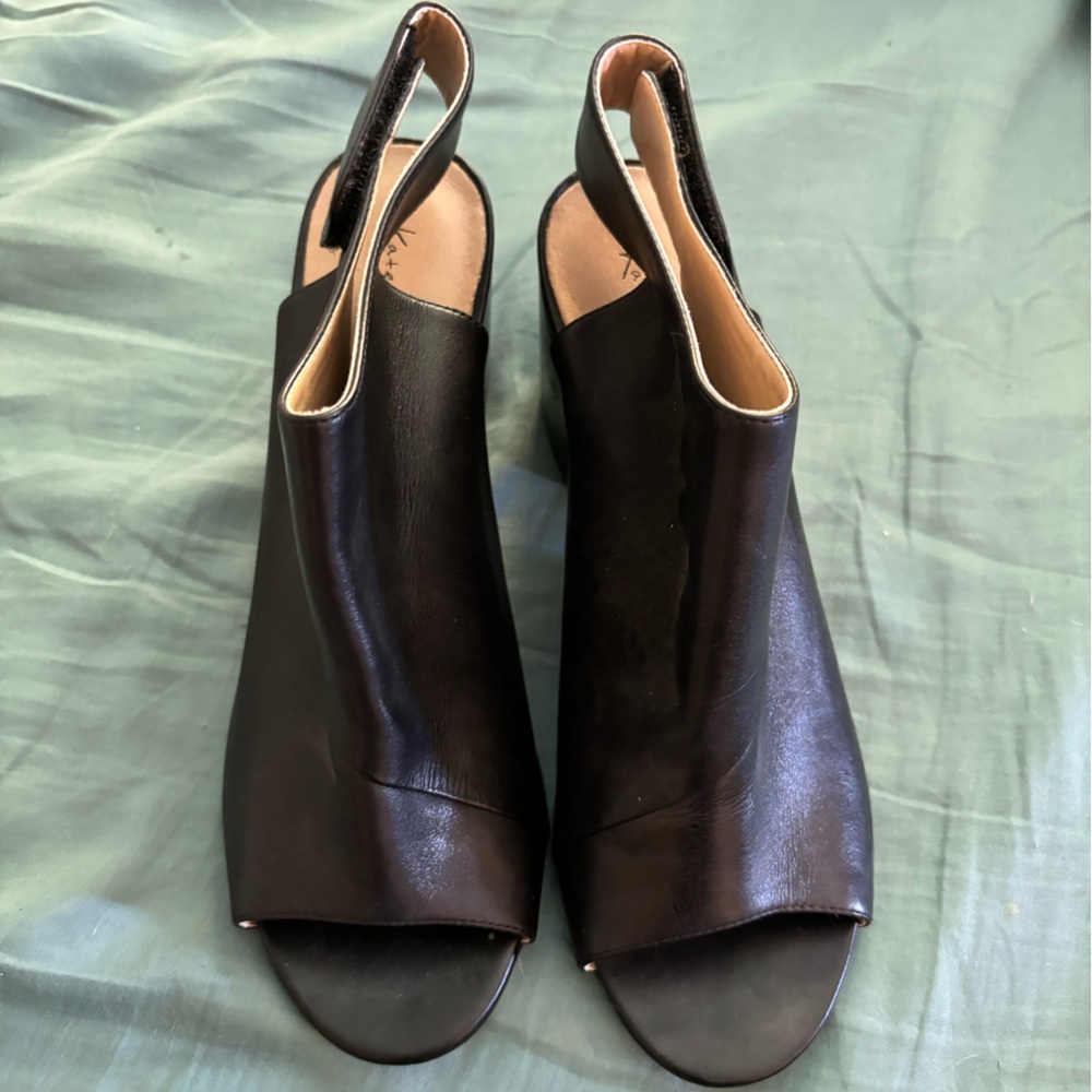 Black chunky heel
